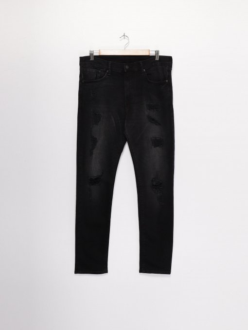 Прямі джинси H&M модель 0690449_чорний Фото