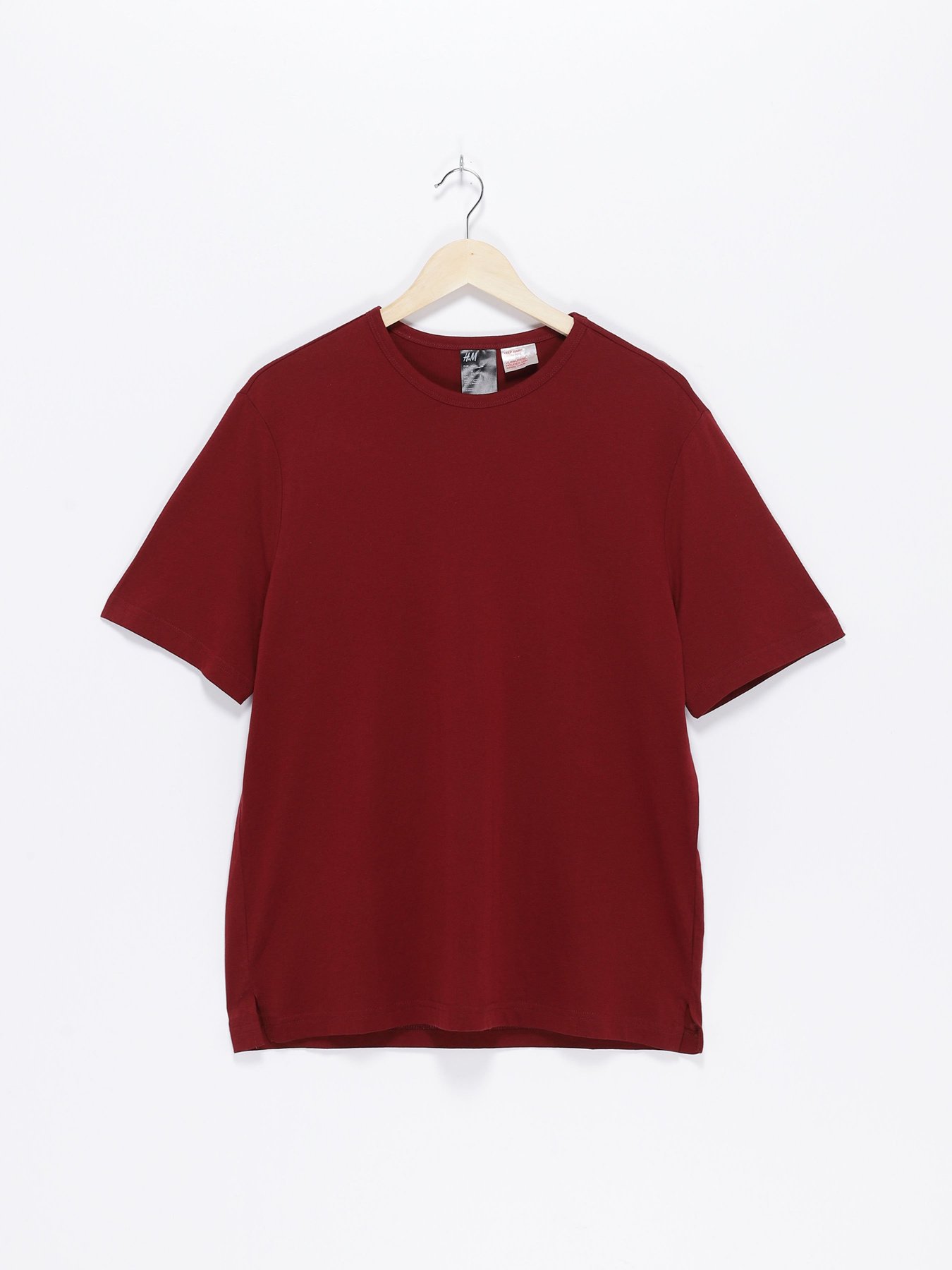 Пижама H&M модель 0691683_бордовий з сірим Фото