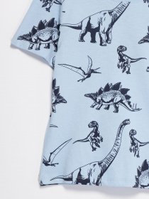 Футболка H&M модель 0713922_синій з т.синім Фото