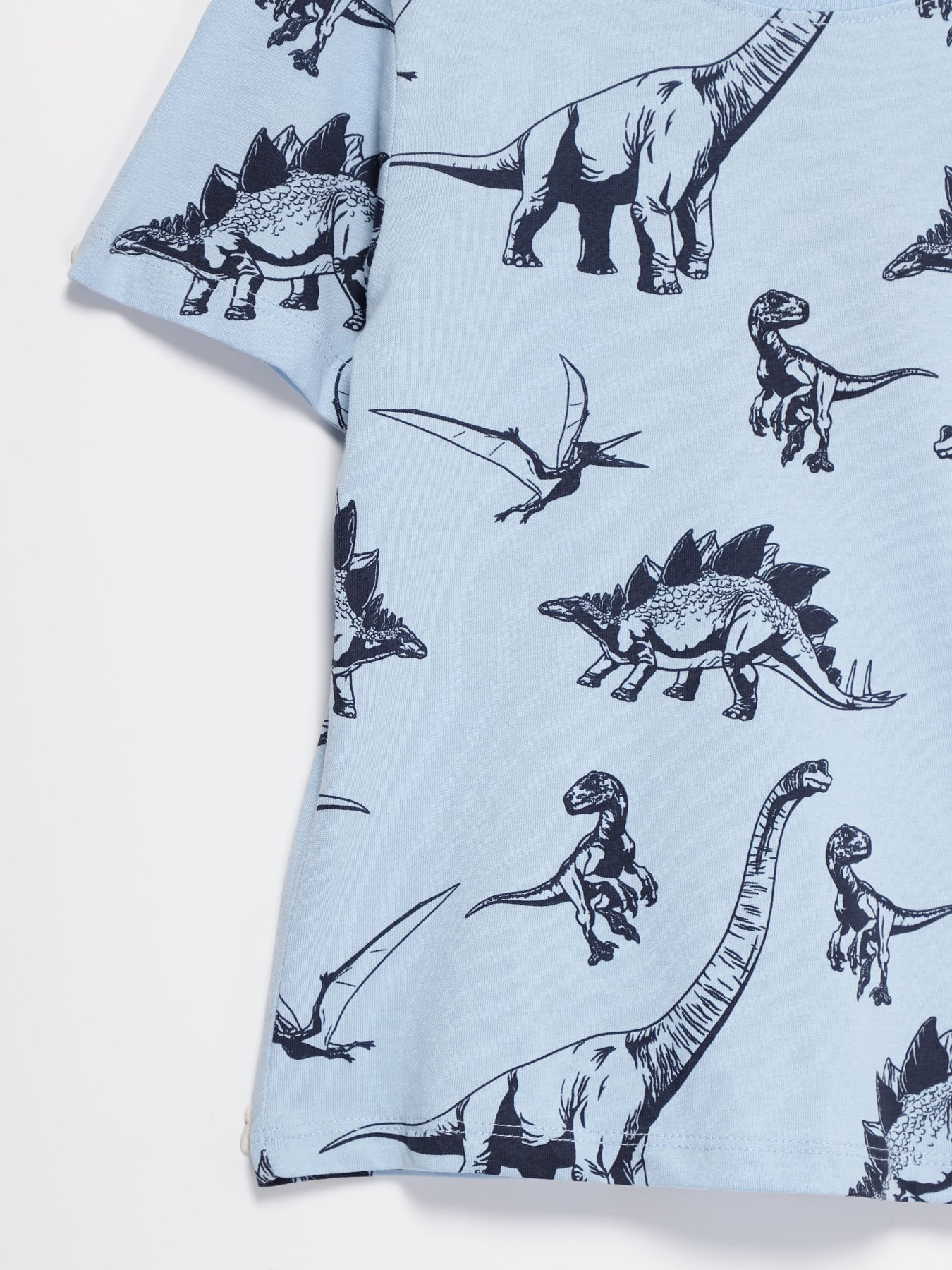 Футболка H&M модель 0713922_синій з т.синім Фото