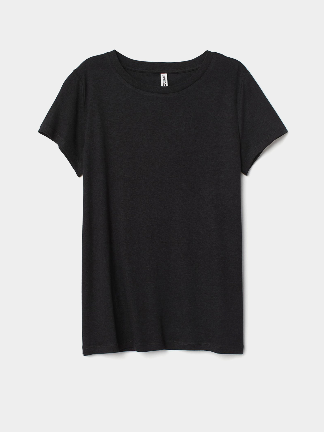 Футболка H&M модель 0717490_чорний Фото