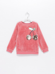 Свитшот H&M модель 0719409_рожевий комб. Фото