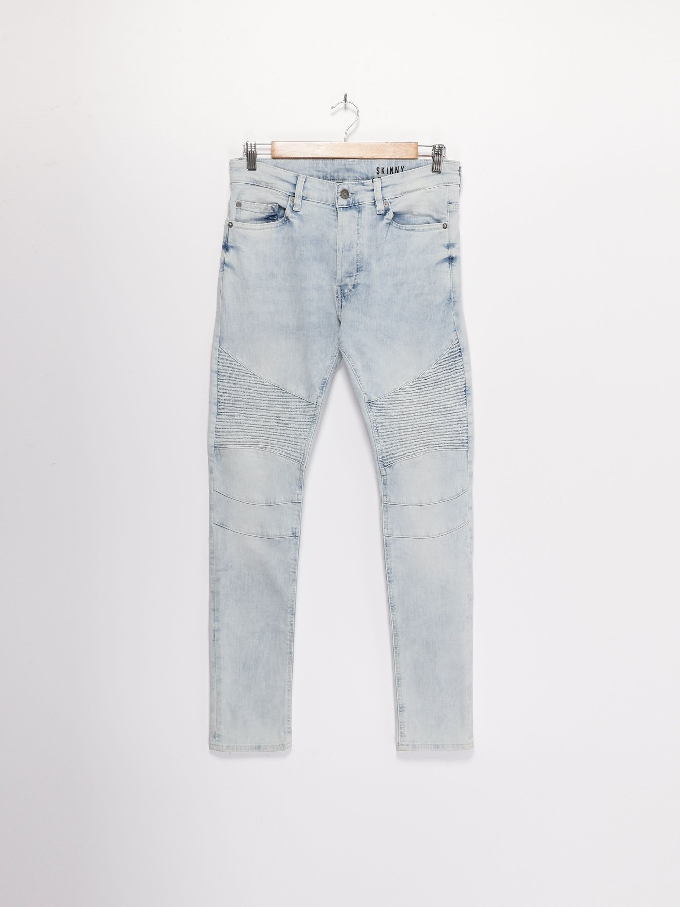 Прямі джинси H&M модель 0720810_блакитний Фото