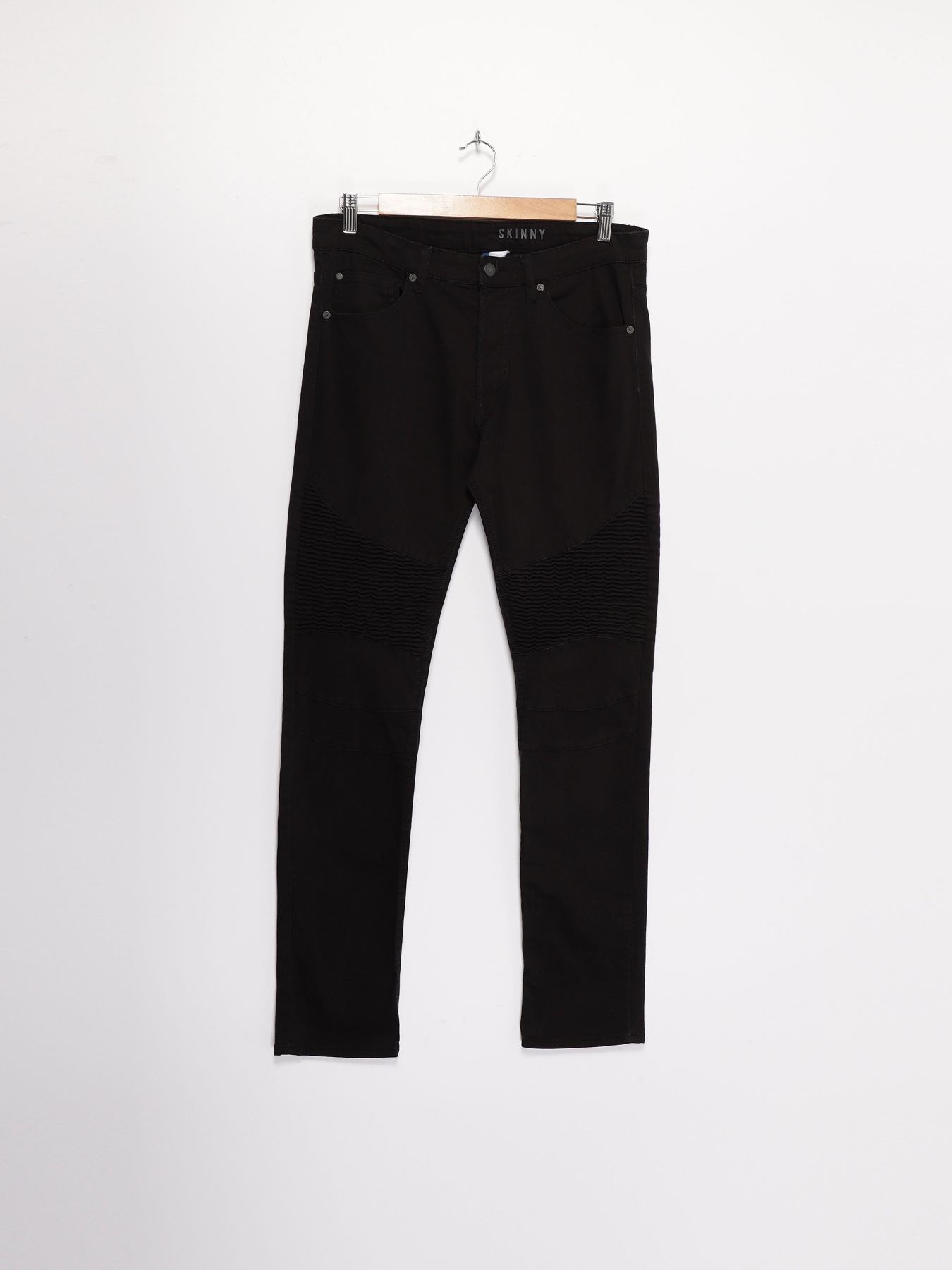 Прямі джинси H&M модель 0720810_т.синій Фото