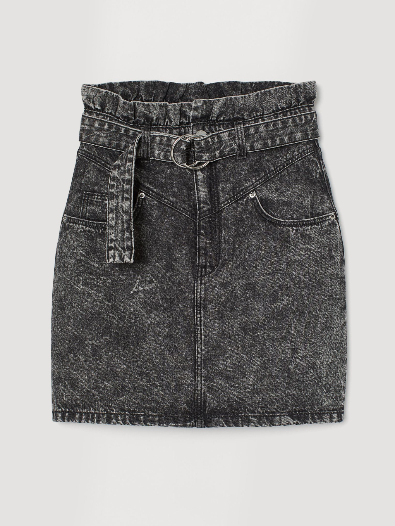 Джинсовая юбка H&M модель 0808839_т.сірий Фото