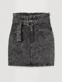 Джинсова спідниця H&M модель 0808839_т.сірий Фото