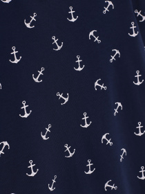 Футболка H&M модель 0725787_т.синій з білим Фото