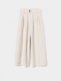 Повсякденні штани H&M модель 0730566_с.бежевий Фото