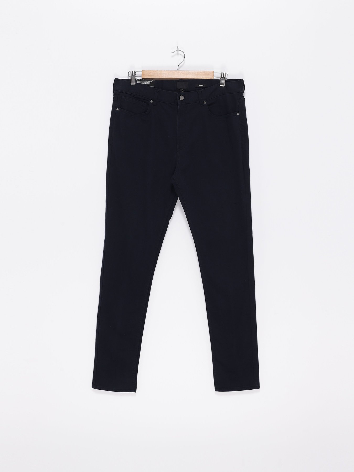 Прямі джинси H&M модель 0732188_т.синій Фото