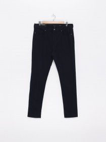 Прямі джинси H&M модель 0732188_т.синій Фото