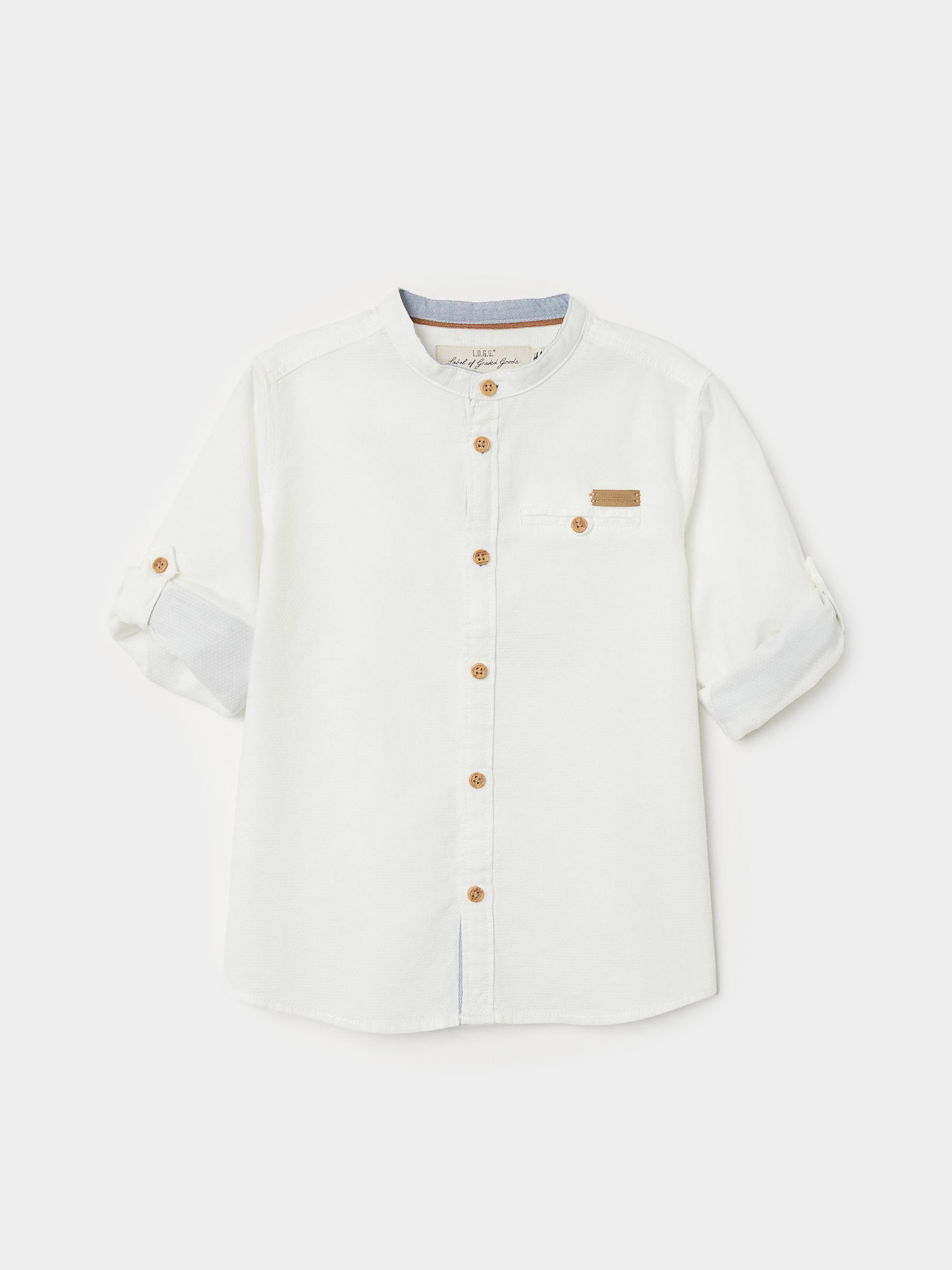 Рубашка H&M модель 0742204_білий Фото