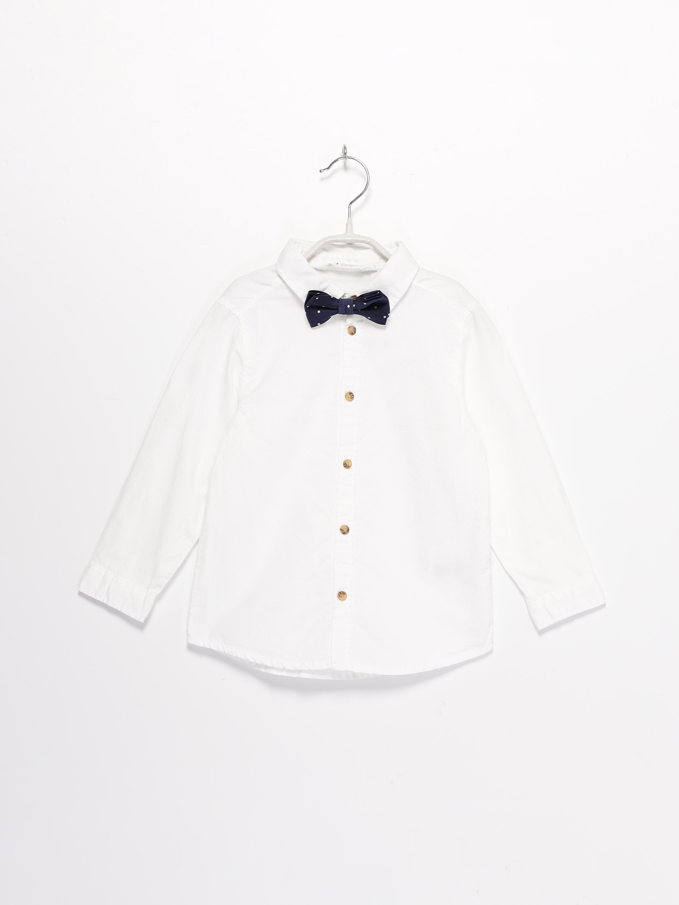 Рубашка повседневная H&M модель 07557129_білий Фото