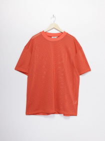 Футболка H&M модель 0767016_теракотовий Фото