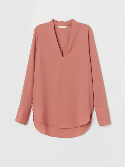 Блуза H&M модель 0810831_персиковий Фото