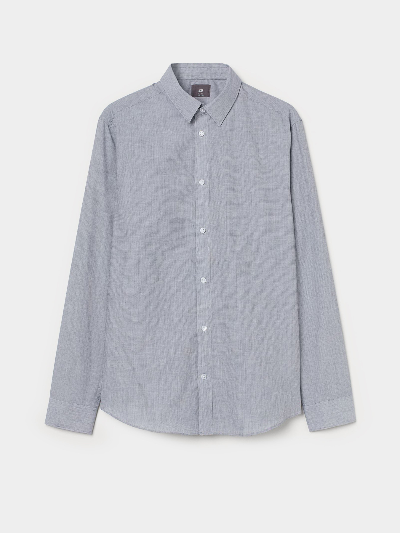 Сорочка повсякденна H&M модель 0781758_сірий Фото