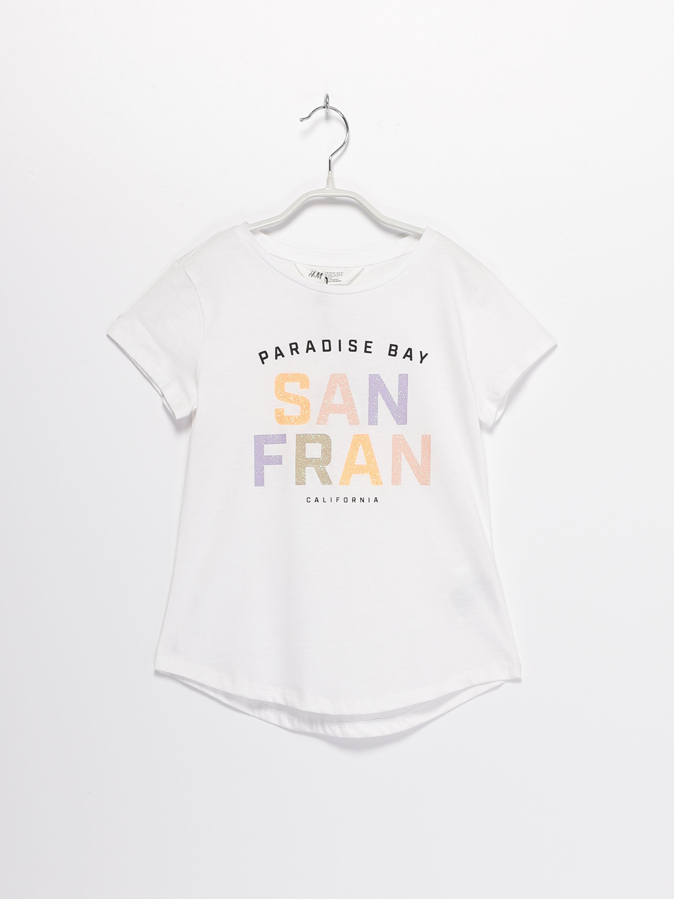 Футболка H&M модель 0804741_білий комб. Фото