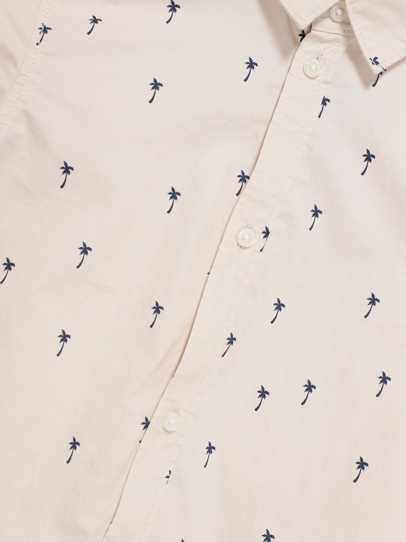 Рубашка H&M модель 0813060_с.бежевий комб. Фото