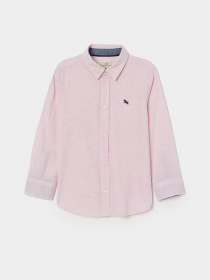 Рубашка повседневная H&M модель 0813060_с.рожевий Фото