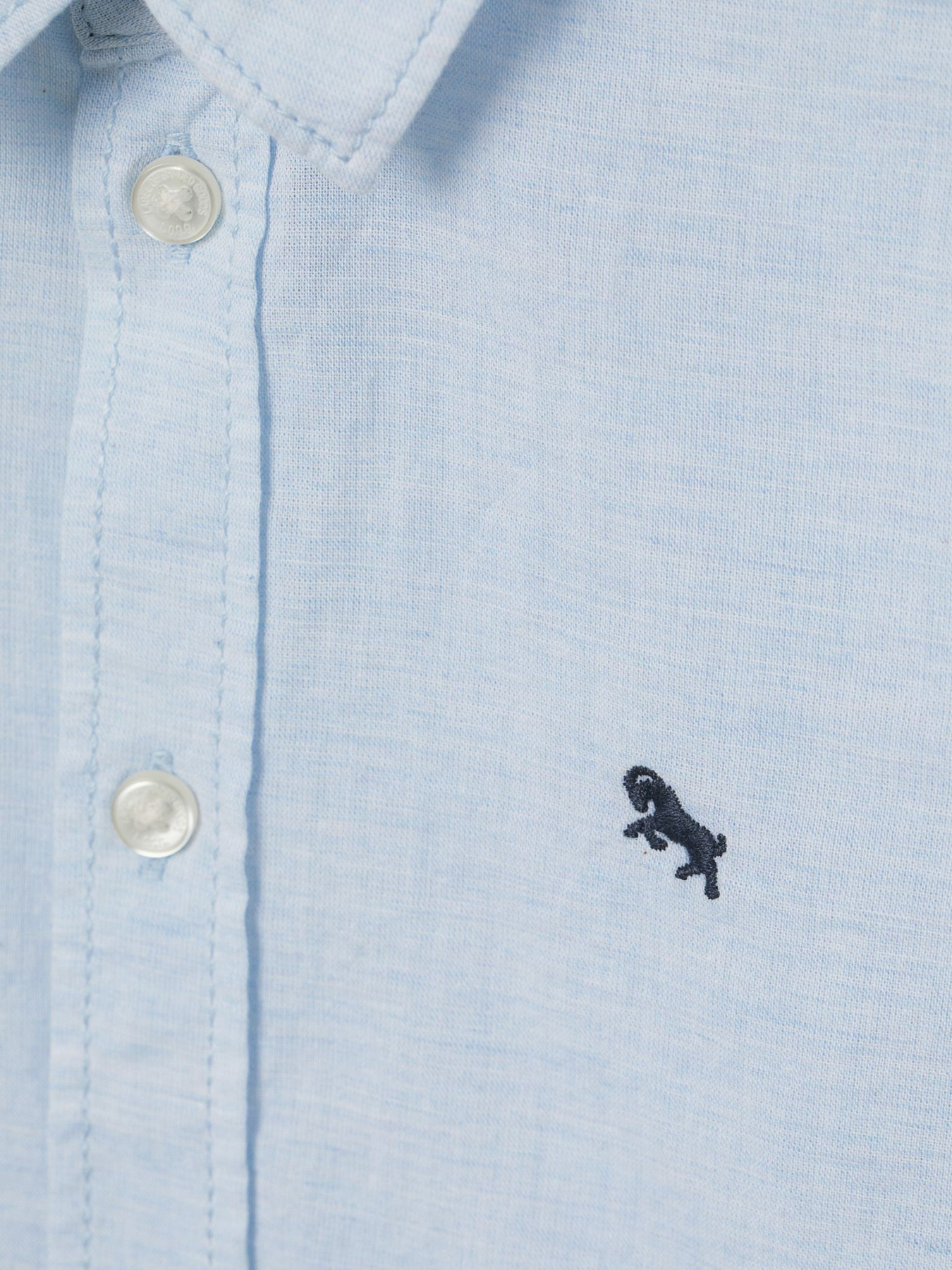 Рубашка повседневная H&M модель 0813060_с.синій Фото