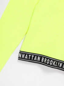 Лонгслів H&M модель 08149311_салатовий Фото