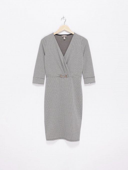 Платье мини H&M модель 0828268_комб. Фото