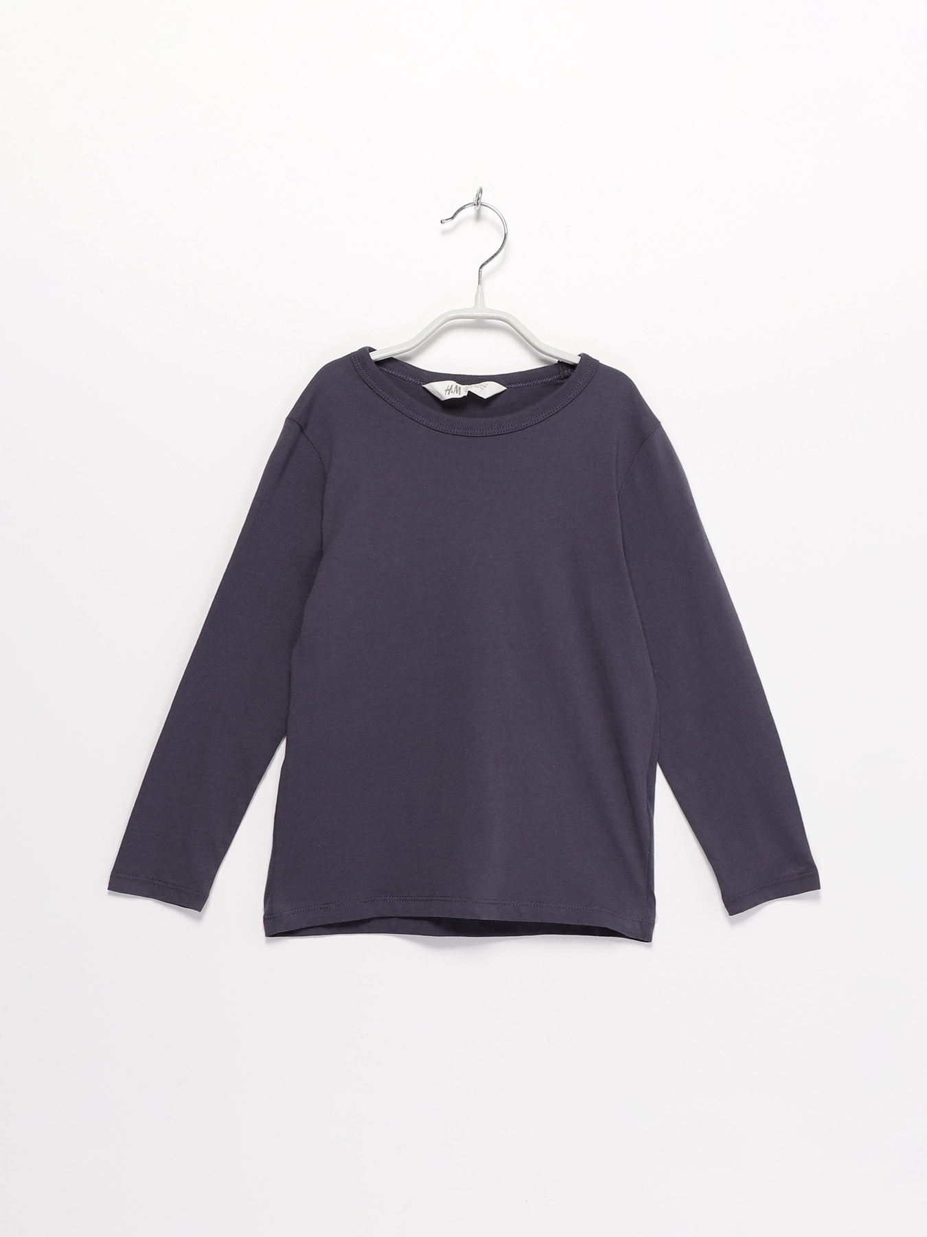 Лонгслів H&M модель 0855098_т.сірий Фото