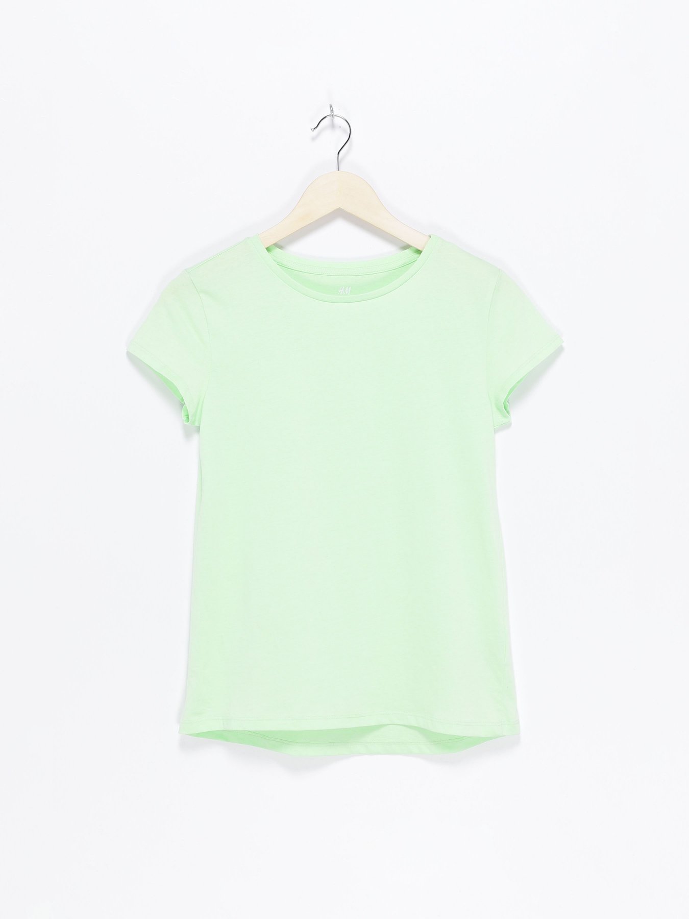 Футболка H&M модель 08551961_салатовий Фото
