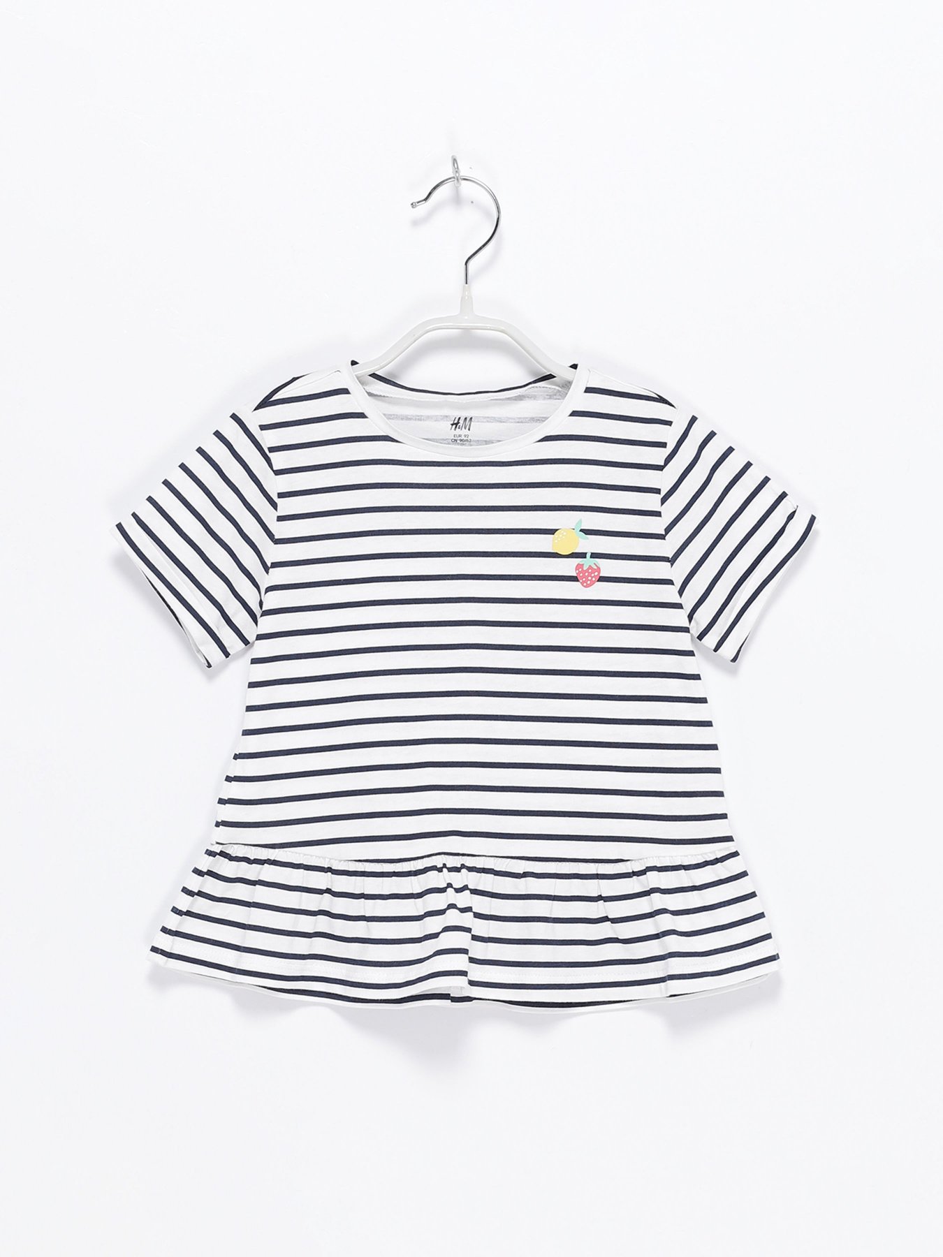 Футболка H&M модель 0855798_білий комб. Фото