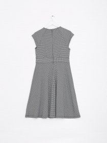 Платье мини H&M модель 0818190_чорний з білим Фото