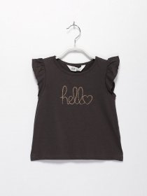 Футболка H&M модель 0856994_т.сірий комб. Фото