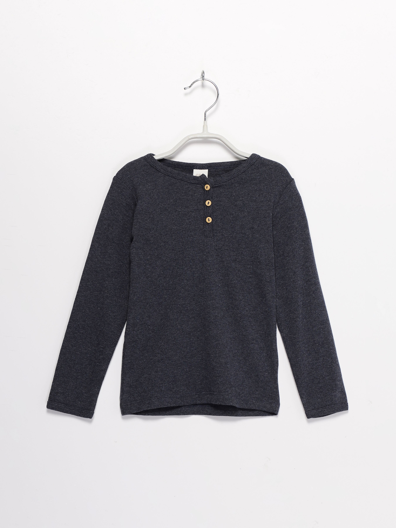 Лонгслів H&M модель 0859926_т.синій Фото