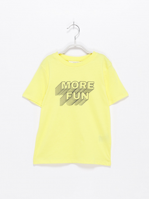 Футболка H&M модель 0862198_жовтий з чорним Фото