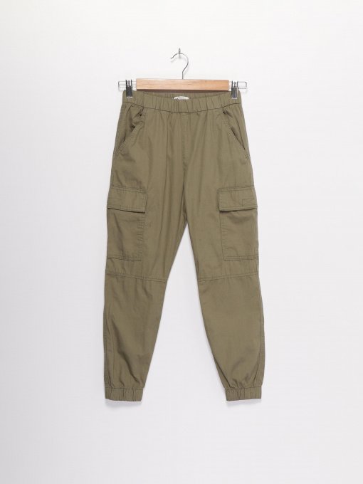 Повседневные штаны H&M модель 0866265_хакі Фото