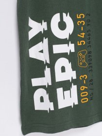 Футболка H&M модель 0866945_хакі комб. Фото