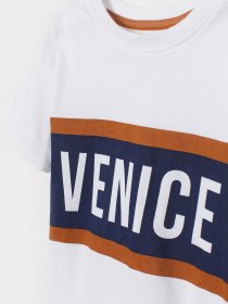 Футболка H&M модель 0872962_білий комб. Фото