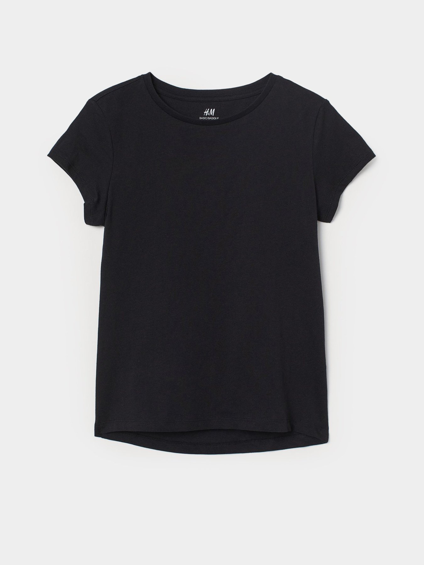 Футболка H&M модель 0890734_чорний Фото