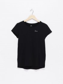 Футболка H&M модель 08907341_чорний Фото