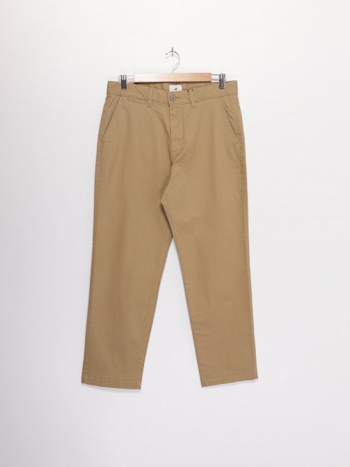 Брюки повседневные H&M модель 0905932_бежевий Фото