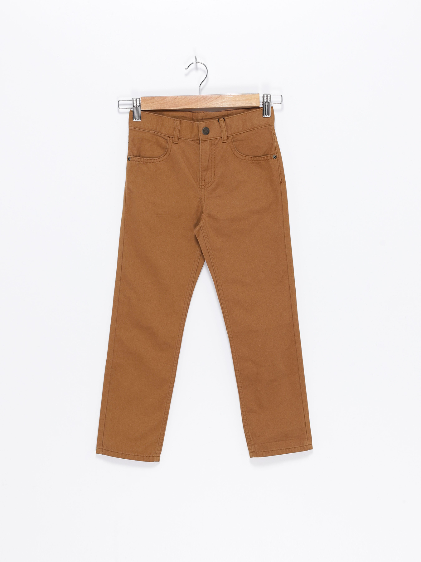 Брюки повседневные H&M модель 0915586_с.коричневий Фото