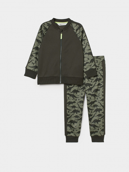 Вітровка H&M модель 0923370_хакі комб. Фото