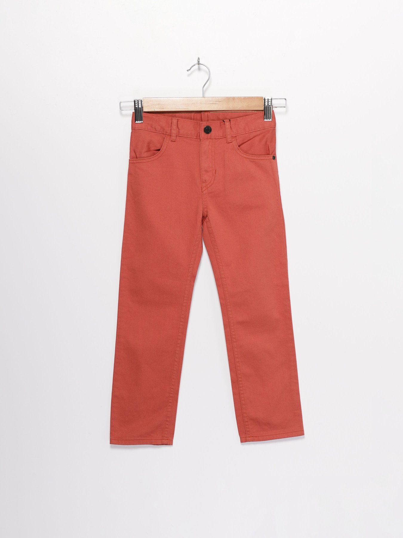 Повсякденні штани H&M модель 0935329_персиковий Фото