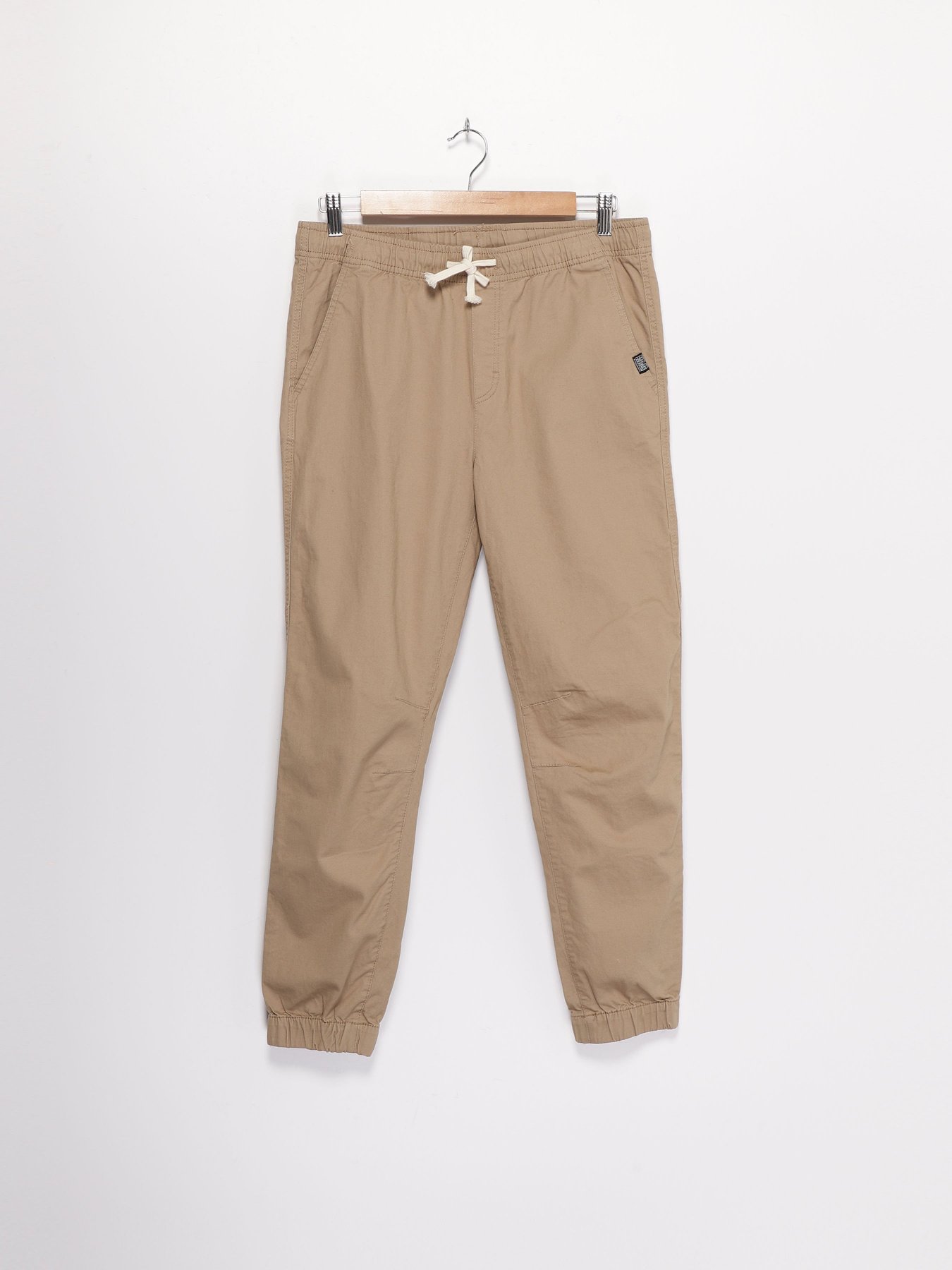 Брюки повседневные H&M модель 0935655_бежевий Фото