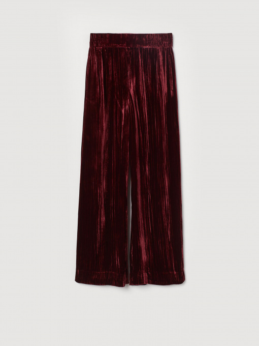 Повсякденні штани H&M модель 0828852_бордовий Фото