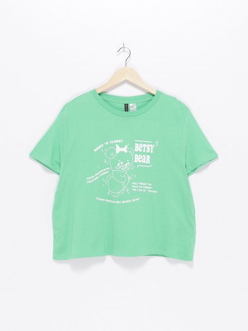 Футболка H&M модель 0950725_зелений з білим Фото