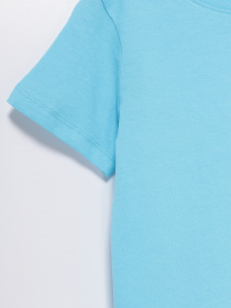 Футболка H&M модель 0956250_блакитний Фото