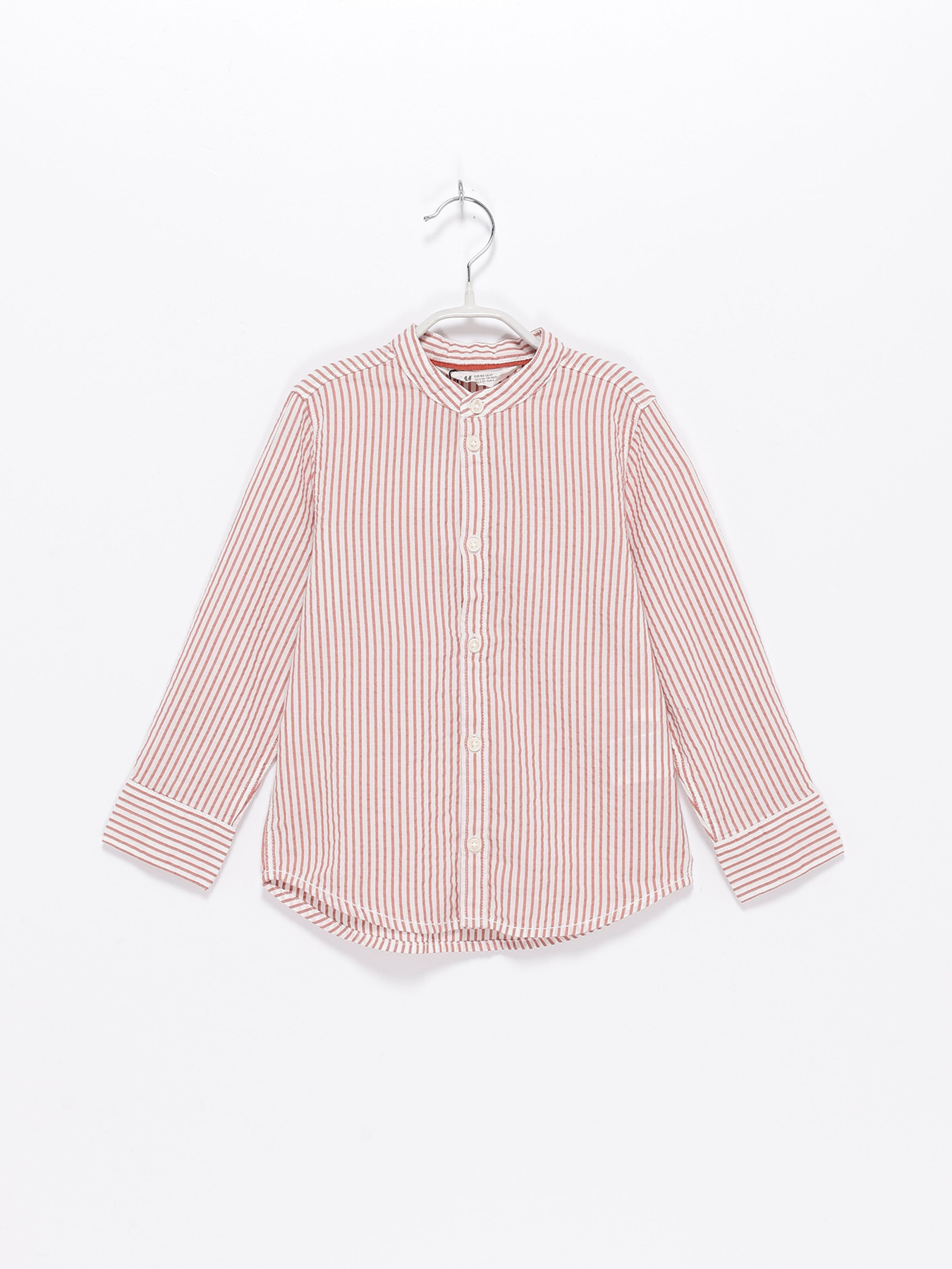 Сорочка H&M модель 0968062_білий комб. Фото