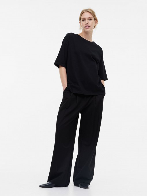 Футболка H&M модель 0972246_чорний Фото