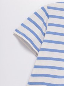 Футболка H&M модель 0992392_білий з с.синім Фото