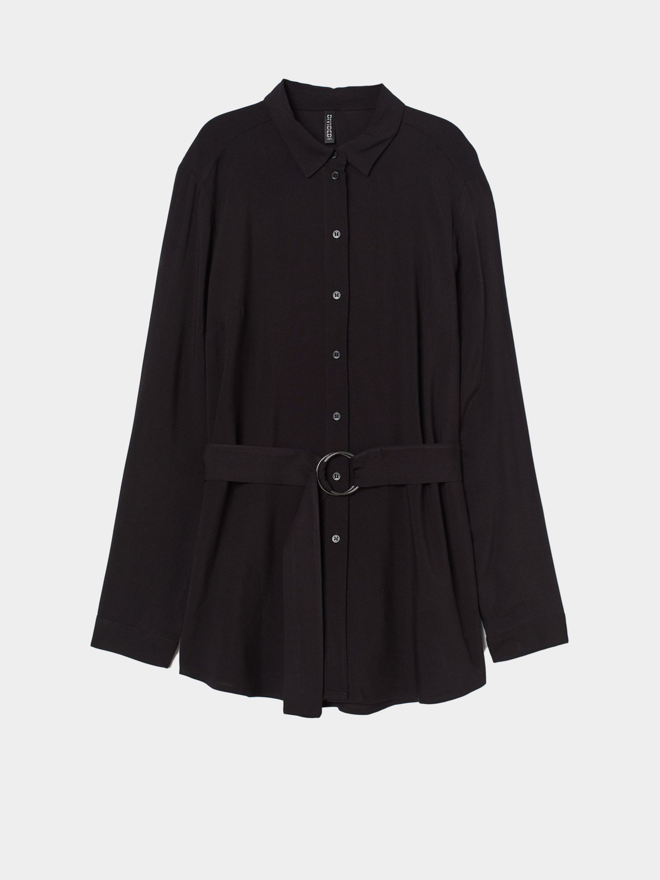 Рубашка H&M модель 0861023_чорний Фото