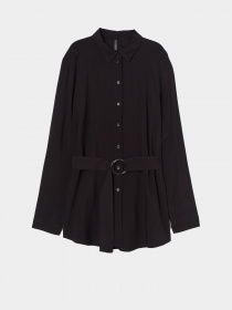 Рубашка H&M модель 0861023_чорний Фото